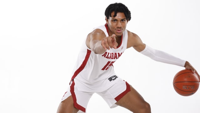 Jarin Stevenson on his official visit to Alabama